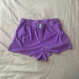 Justice Women's Purple Shorts